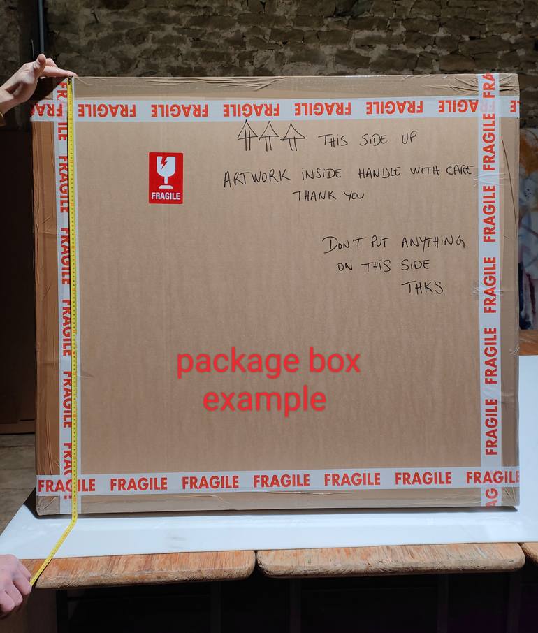 Original Algorithmic Abstract Painting by Emily Starck