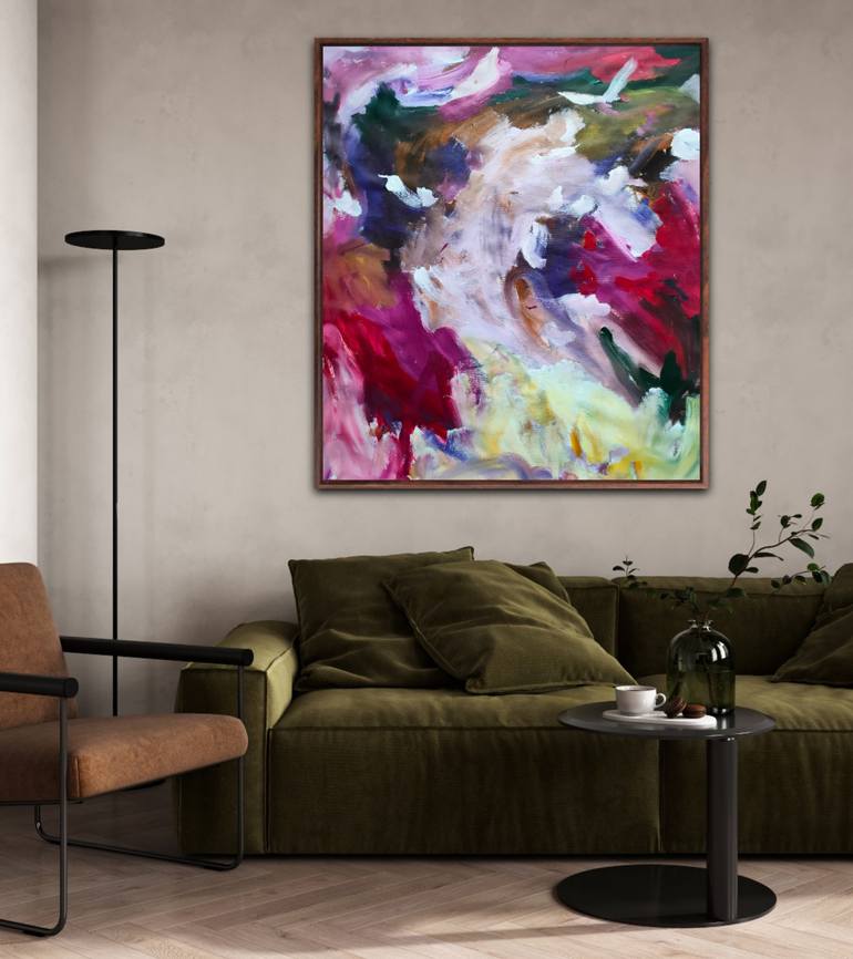 Original Abstract Expressionism Abstract Painting by Emily Starck