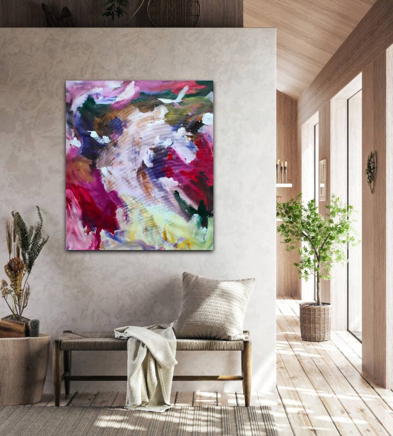 Original Abstract Expressionism Abstract Painting by Emily Starck