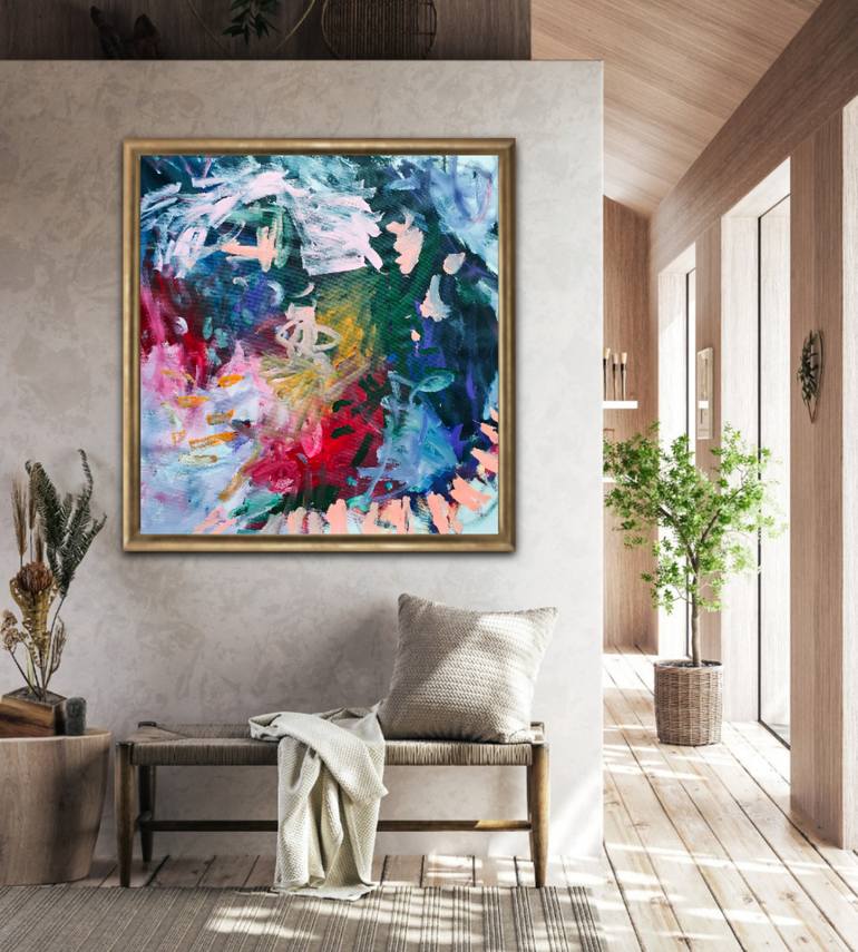 Original Abstract Expressionism Abstract Painting by Emily Starck