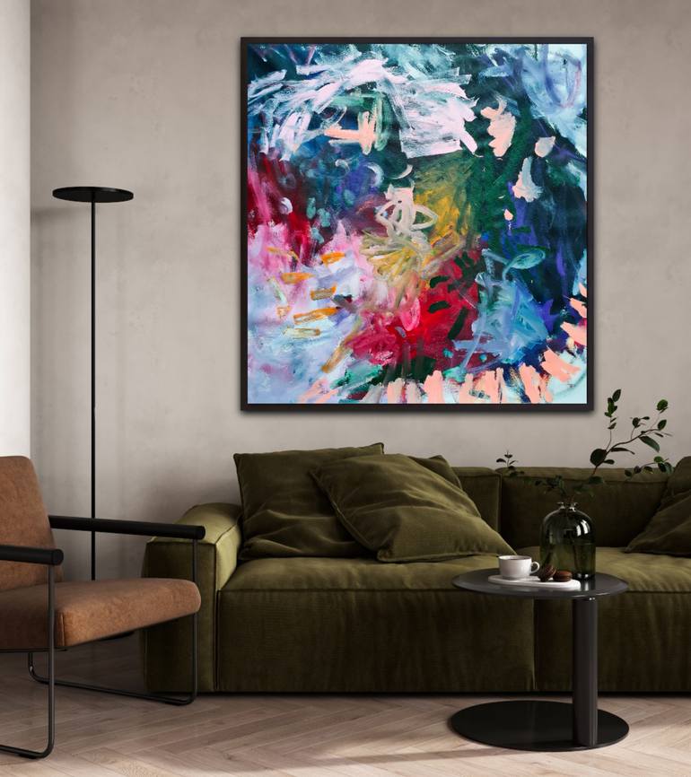 Original Abstract Expressionism Abstract Painting by Emily Starck