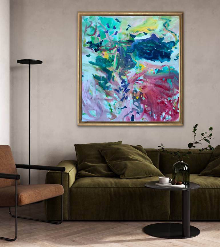 Original Abstract Expressionism Abstract Painting by Emily Starck