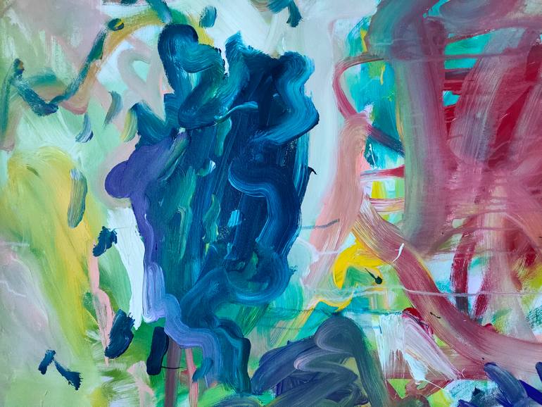 Original Abstract Expressionism Abstract Painting by Emily Starck