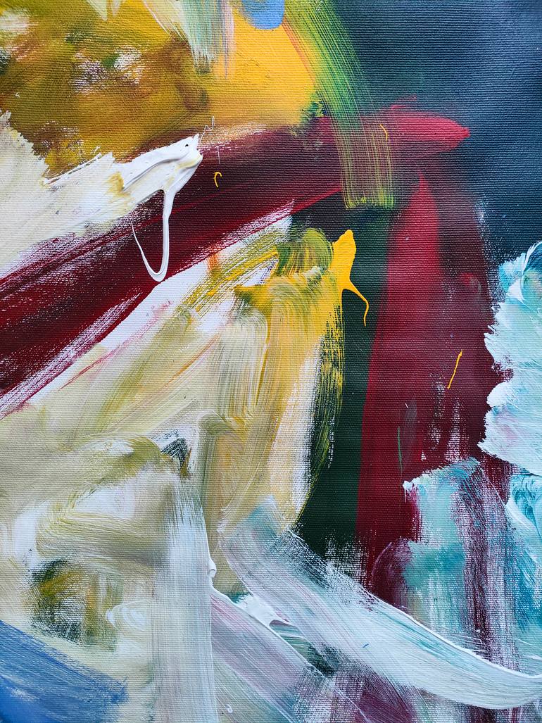 Original Abstract Expressionism Abstract Painting by Emily Starck