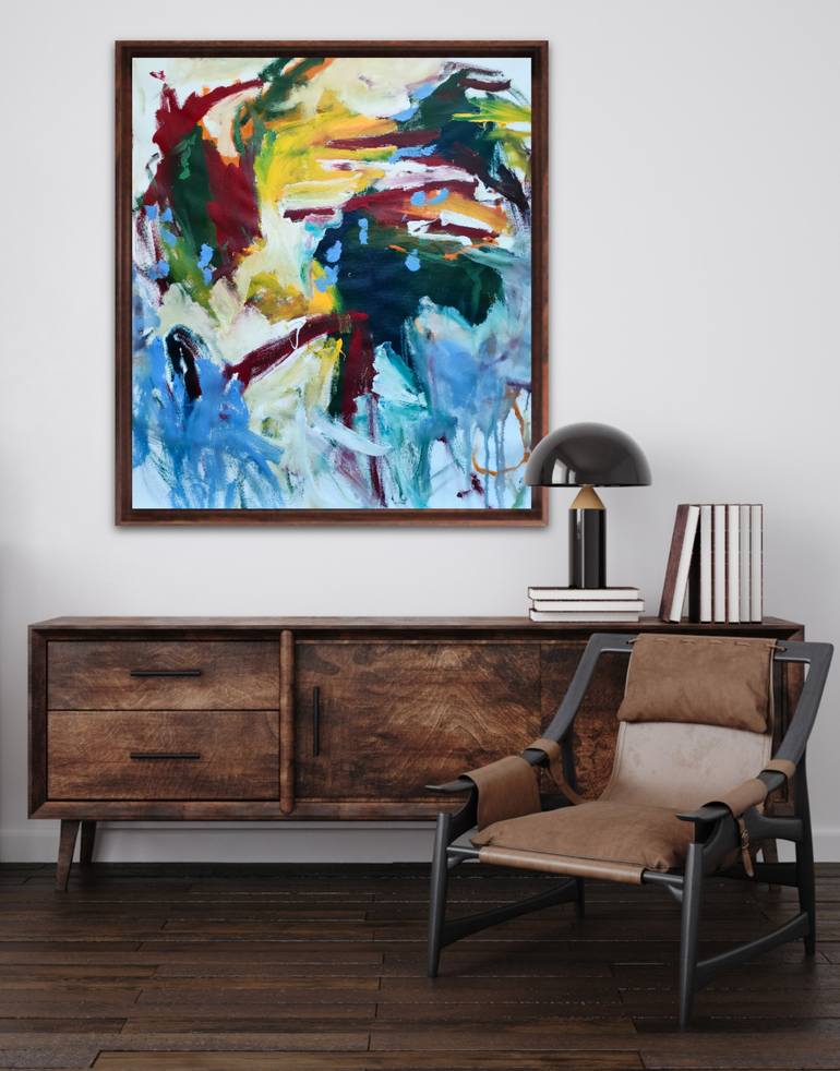 Original Abstract Expressionism Abstract Painting by Emily Starck