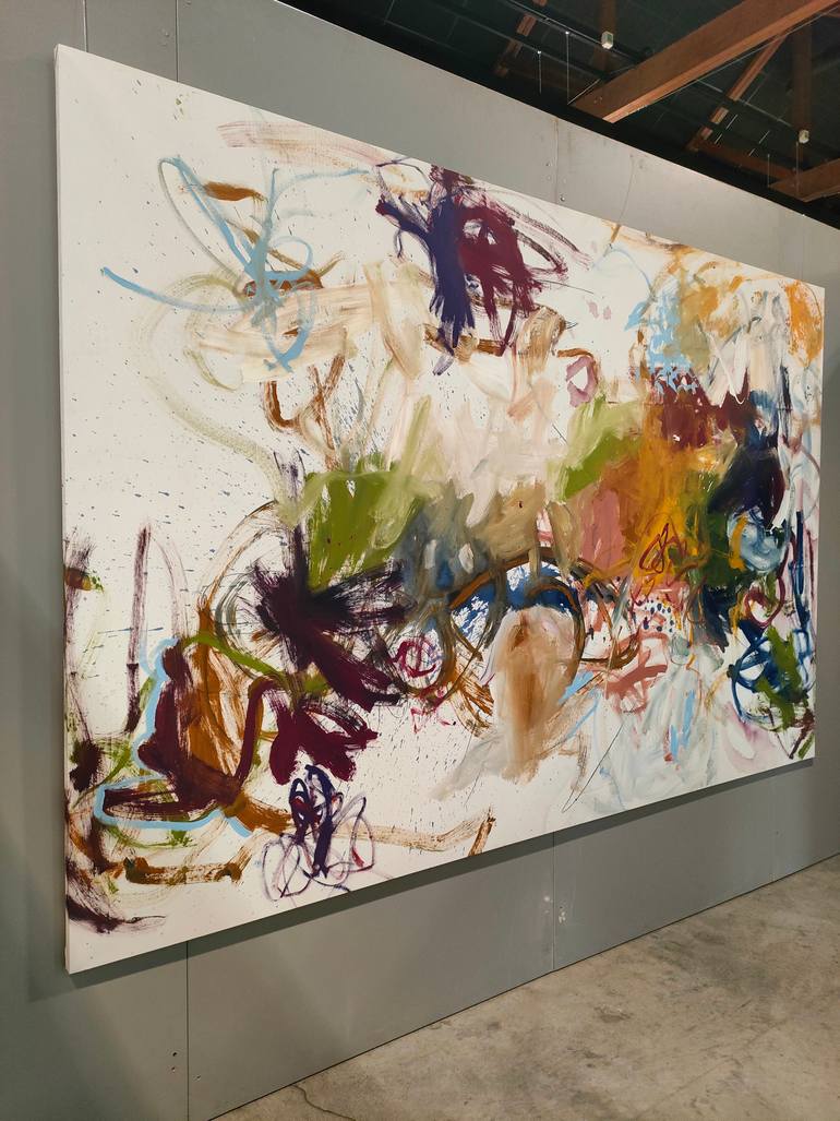 Original Abstract Expressionism Abstract Painting by Emily Starck