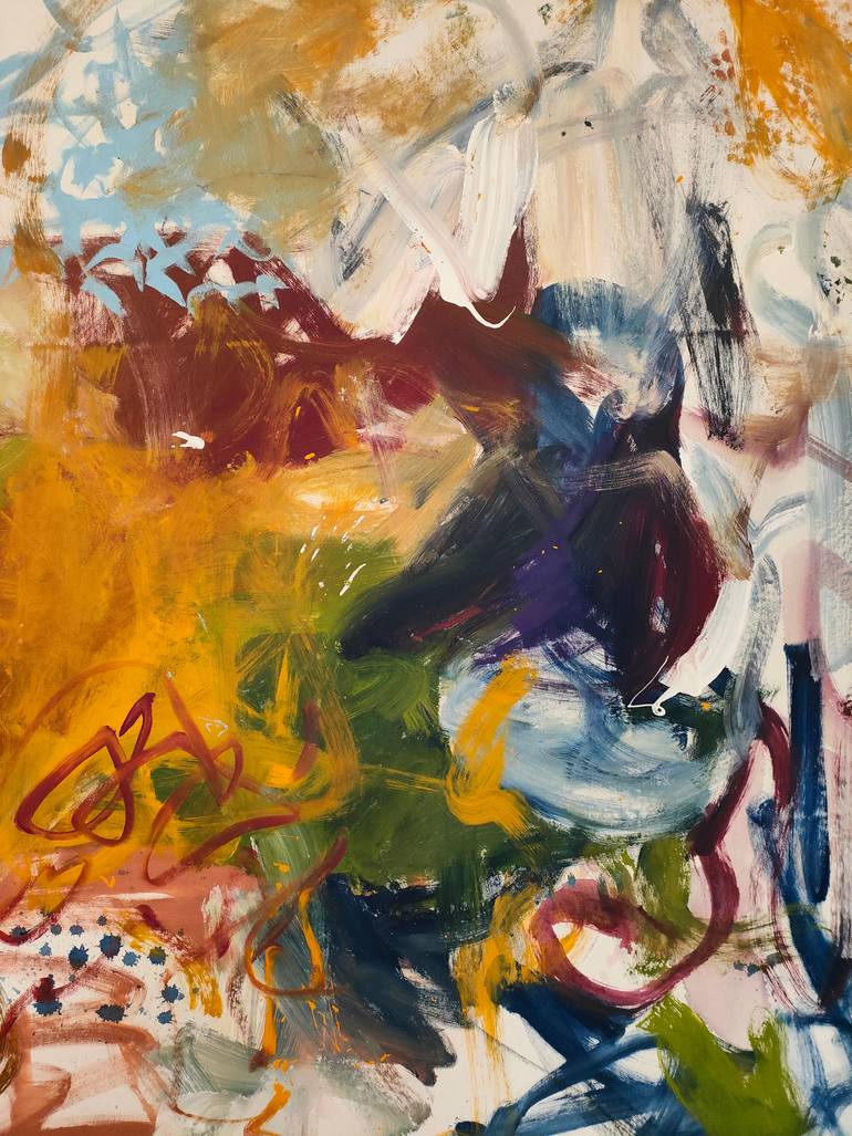 Original Abstract Expressionism Abstract Painting by Emily Starck