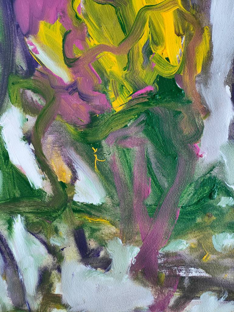 Original Abstract Expressionism Abstract Painting by Emily Starck