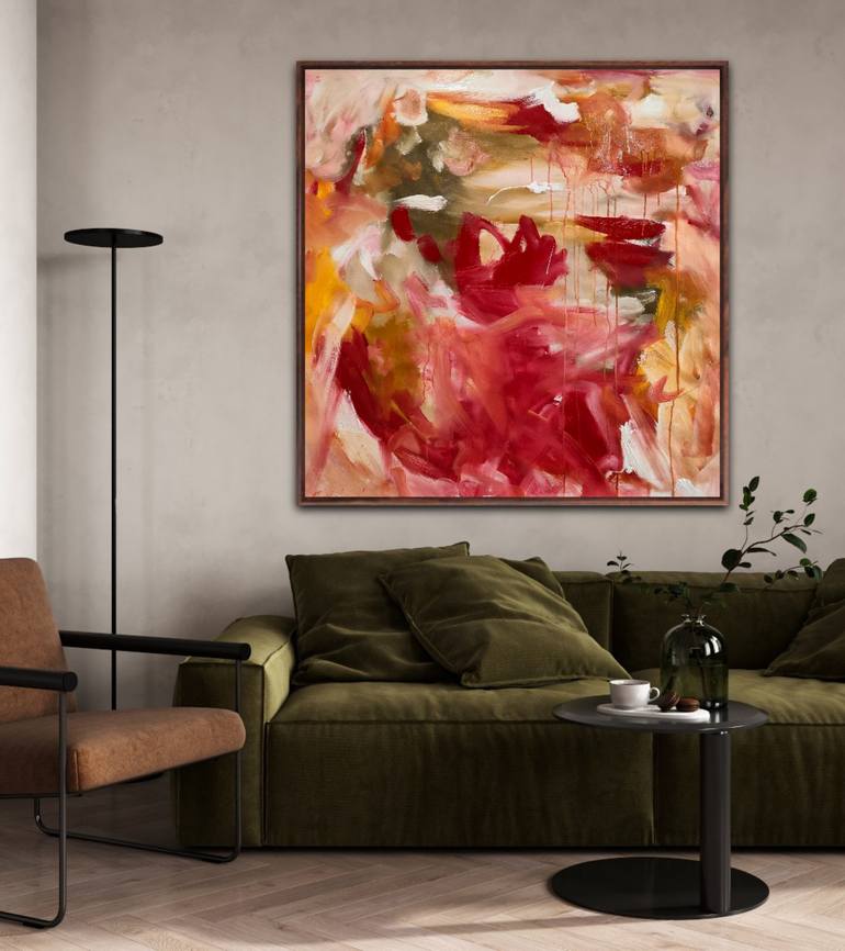 Original Abstract Expressionism Abstract Painting by Emily Starck