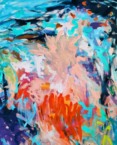 Original Abstract Expressionism Abstract Painting by Emily Starck