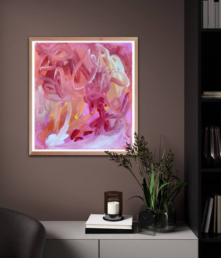 Original Abstract Expressionism Abstract Painting by Emily Starck