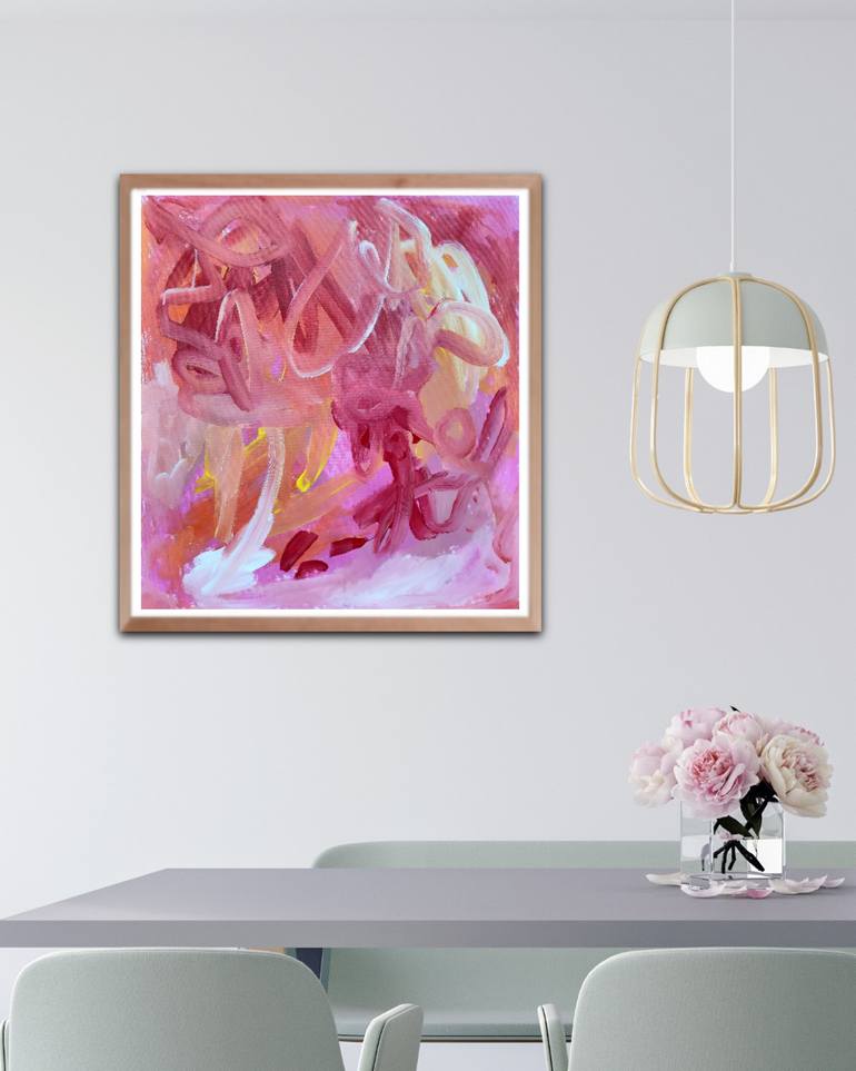 Original Abstract Expressionism Abstract Painting by Emily Starck