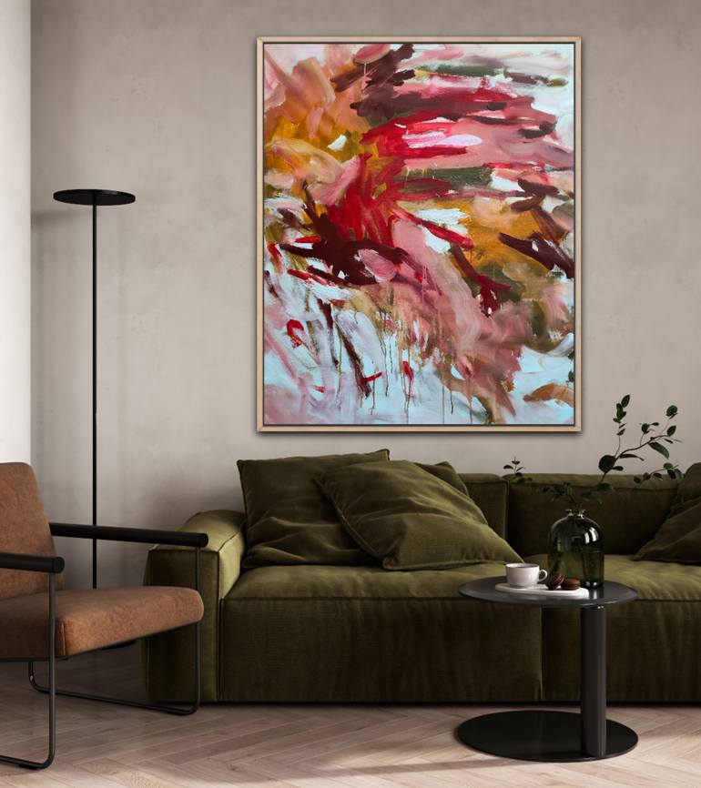 Original Abstract Expressionism Abstract Painting by Emily Starck