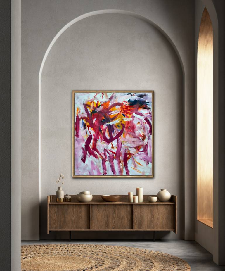 Original Abstract Expressionism Abstract Painting by Emily Starck