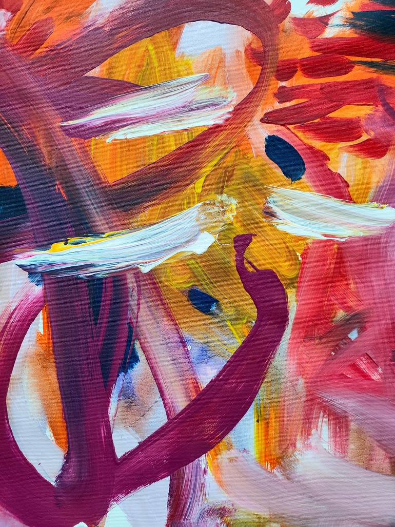 Original Abstract Expressionism Abstract Painting by Emily Starck