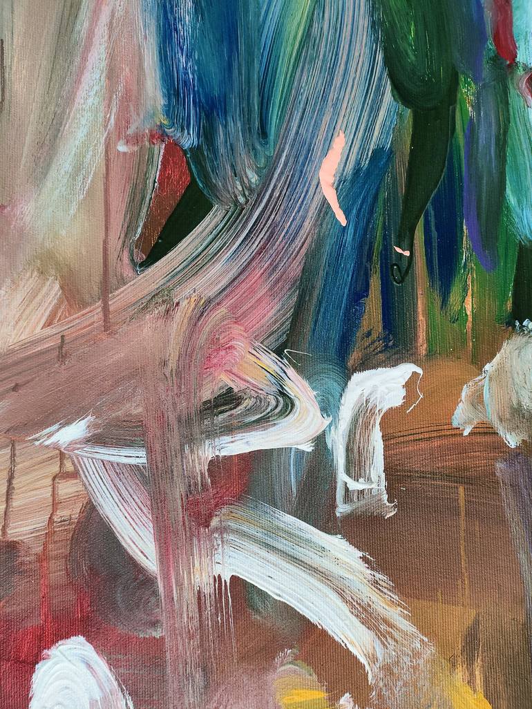 Original Abstract Expressionism Abstract Painting by Emily Starck