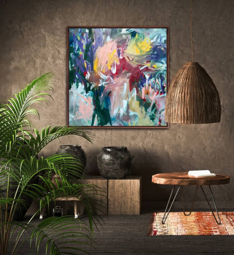Original Abstract Expressionism Abstract Painting by Emily Starck