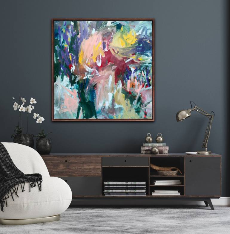 Original Abstract Expressionism Abstract Painting by Emily Starck