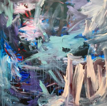 Original Abstract Expressionism Abstract Painting by Emily Starck