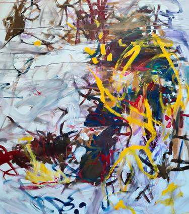 Original Abstract Expressionism Abstract Painting by Emily Starck