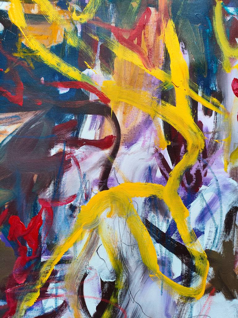 Original Abstract Expressionism Abstract Painting by Emily Starck