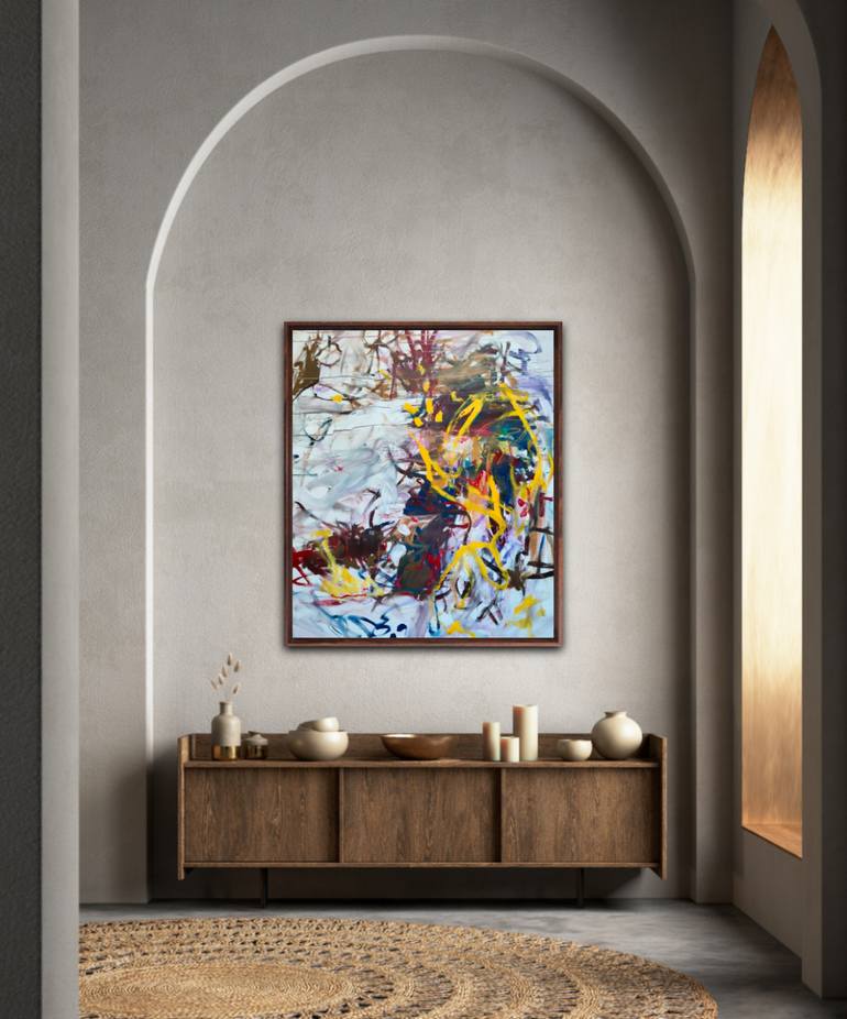 Original Abstract Expressionism Abstract Painting by Emily Starck