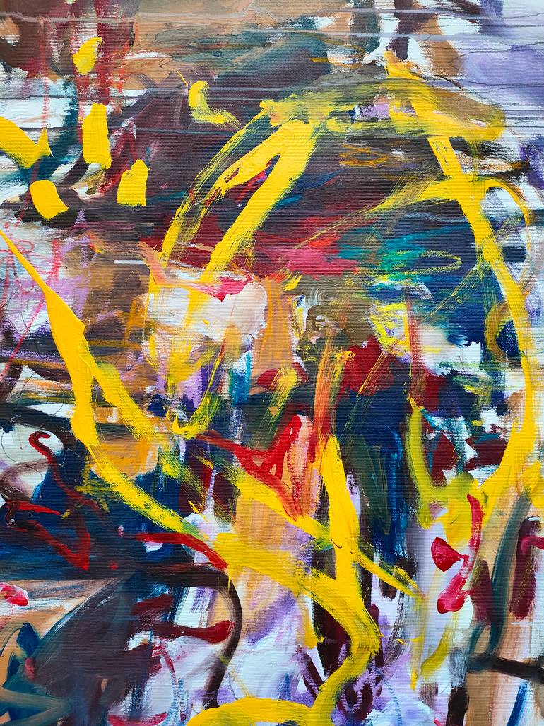 Original Abstract Expressionism Abstract Painting by Emily Starck