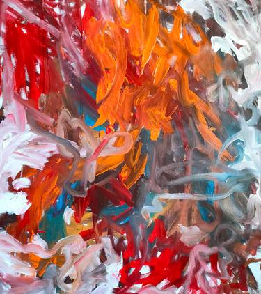 Original Abstract Expressionism Abstract Painting by Emily Starck