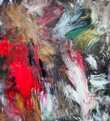 Original Abstract Expressionism Abstract Painting by Emily Starck