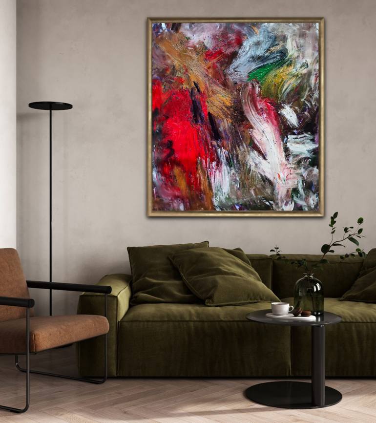 Original Abstract Expressionism Abstract Painting by Emily Starck