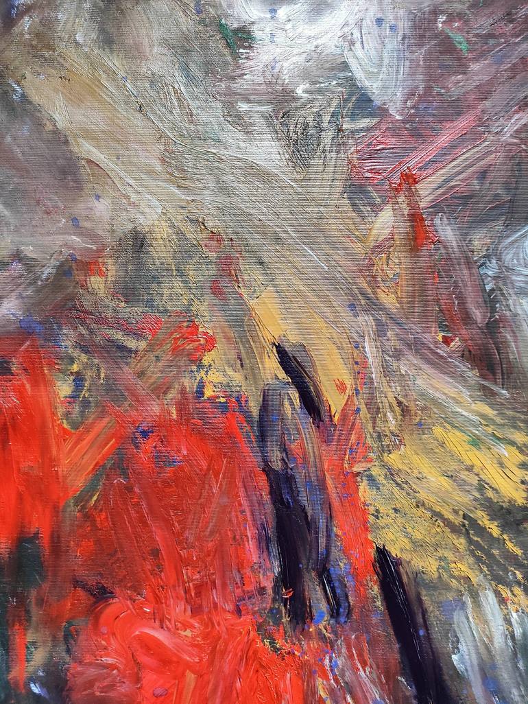 Original Abstract Expressionism Abstract Painting by Emily Starck