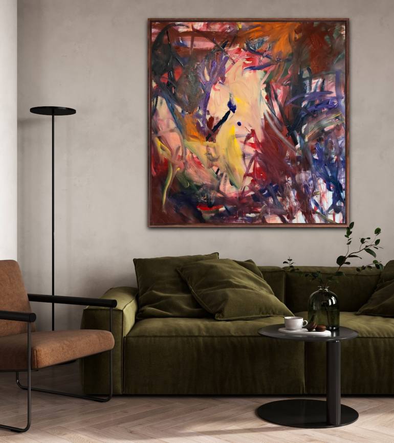 Original Abstract Expressionism Abstract Painting by Emily Starck