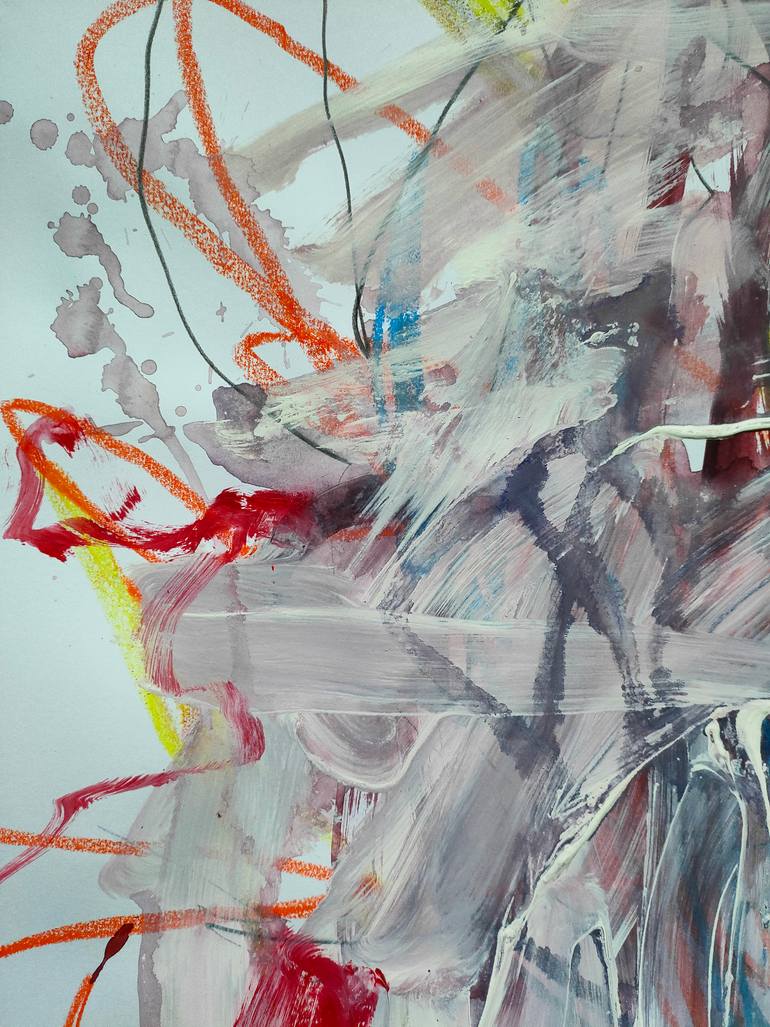 Original Abstract Expressionism Abstract Painting by Emily Starck