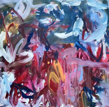 Original Abstract Expressionism Abstract Painting by Emily Starck