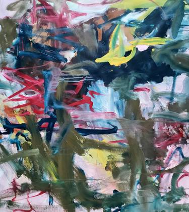 Original Abstract Expressionism Abstract Painting by Emily Starck