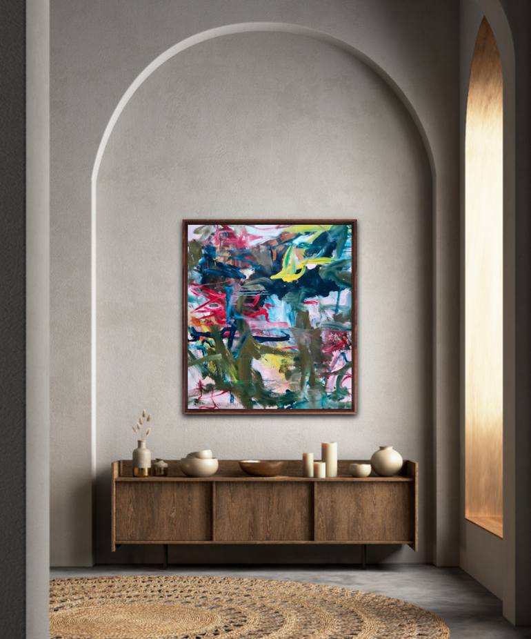 Original Abstract Expressionism Abstract Painting by Emily Starck