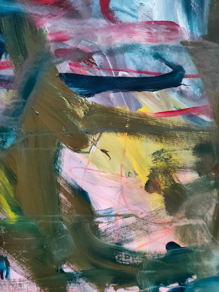 Original Abstract Expressionism Abstract Painting by Emily Starck