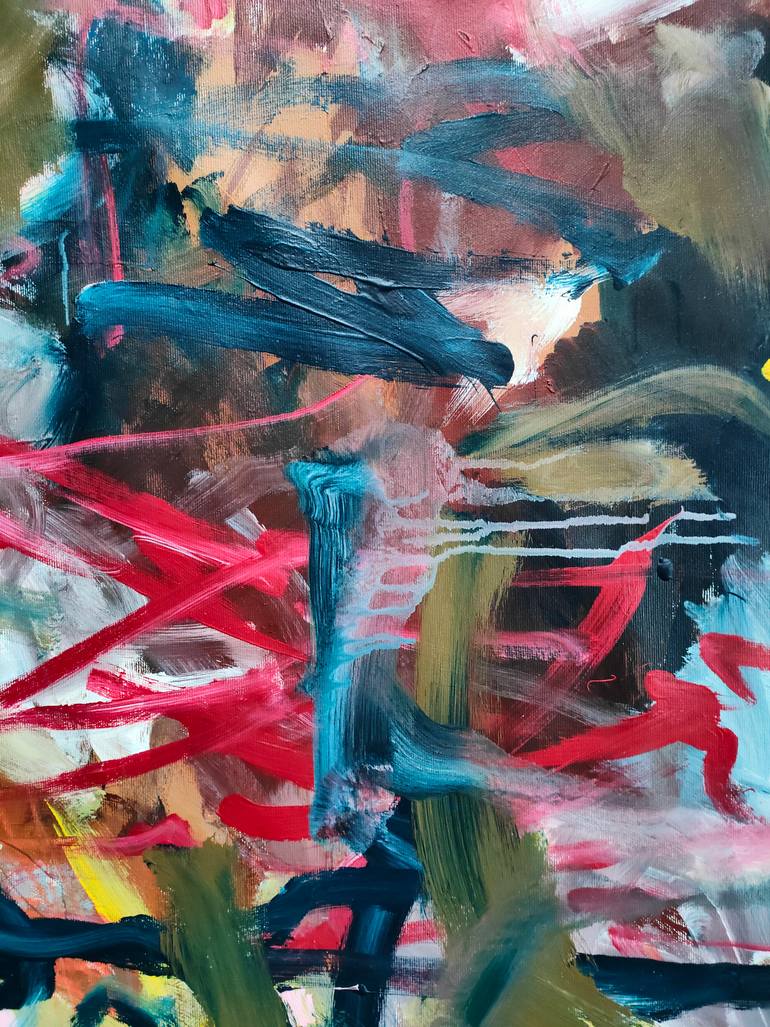 Original Abstract Expressionism Abstract Painting by Emily Starck