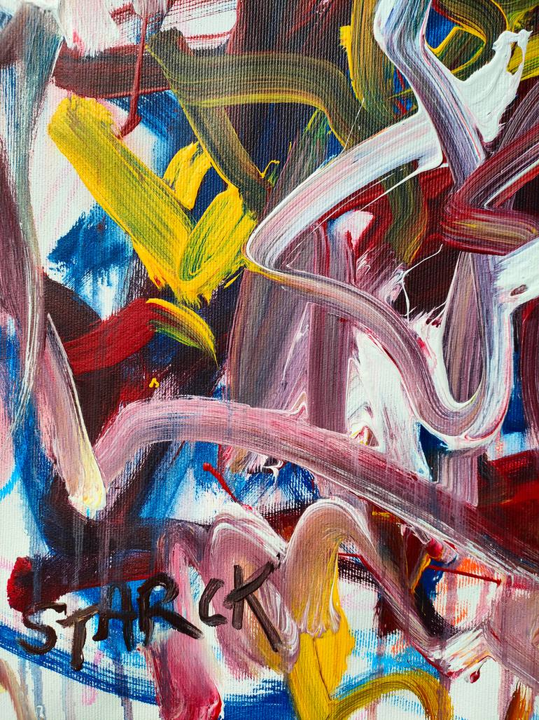 Original Abstract Expressionism Abstract Painting by Emily Starck
