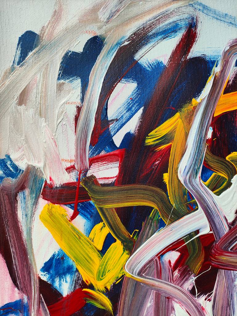 Original Abstract Expressionism Abstract Painting by Emily Starck