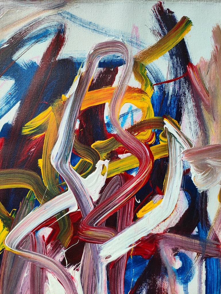 Original Abstract Expressionism Abstract Painting by Emily Starck