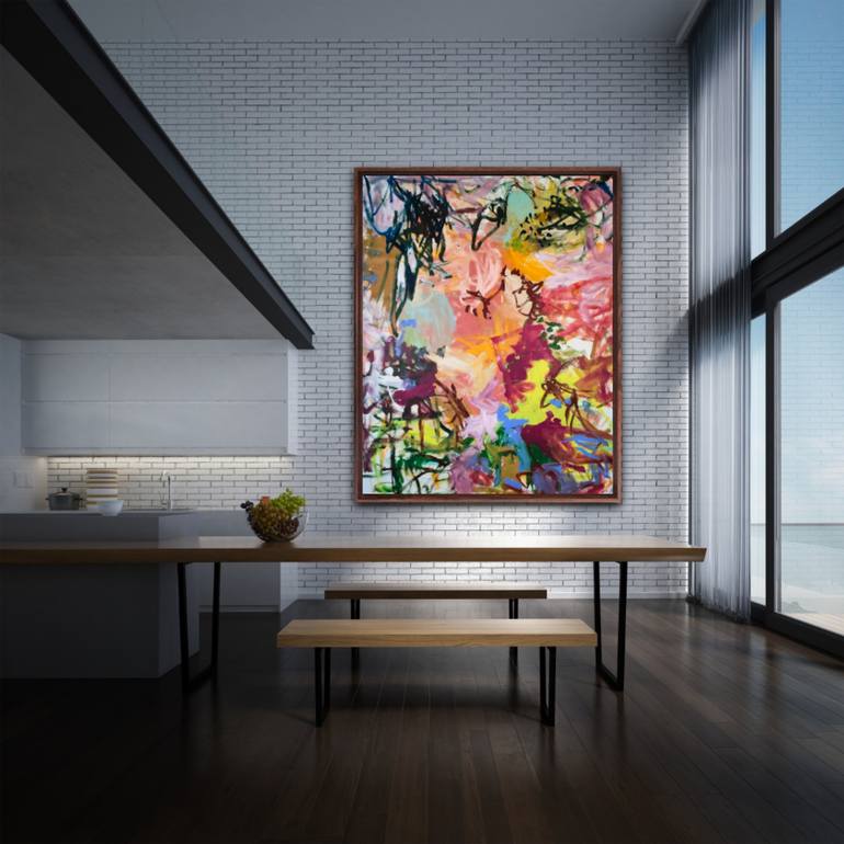 Original Abstract Expressionism Abstract Painting by Emily Starck