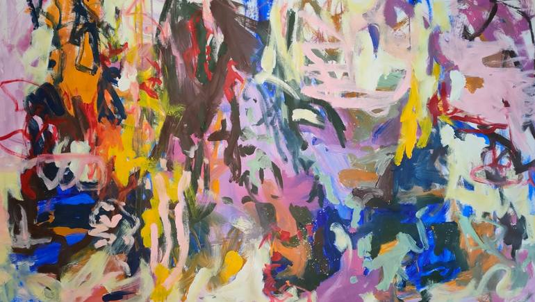 Original Abstract Painting by Emily Starck  Abstract Art on Canvas  Beyond time