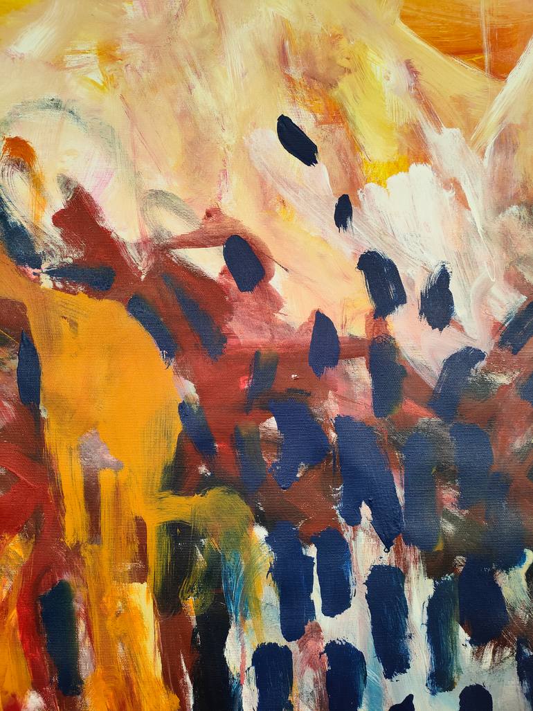 Original Abstract Expressionism Abstract Painting by Emily Starck