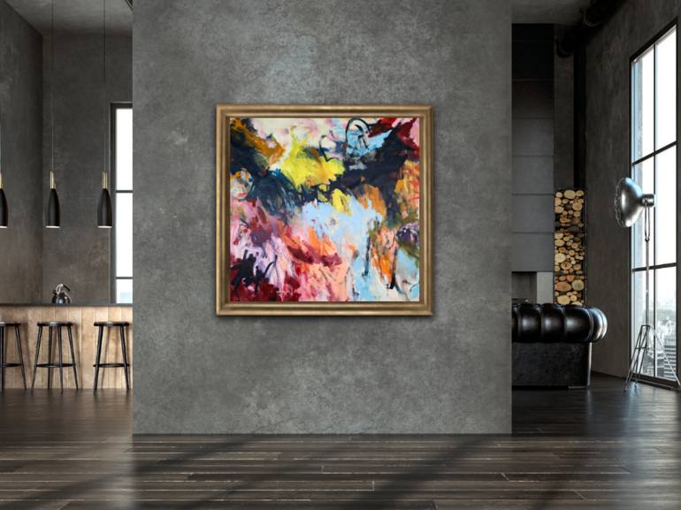 Original Abstract Expressionism Abstract Painting by Emily Starck