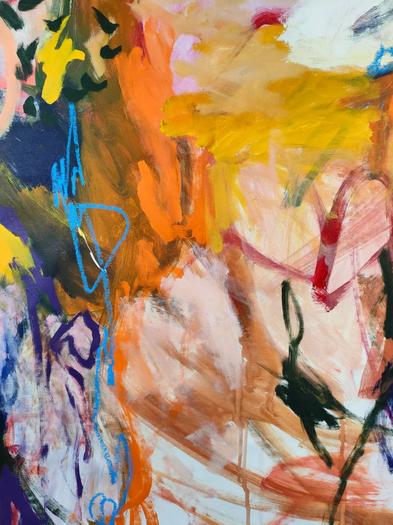 Original Abstract Expressionism Abstract Painting by Emily Starck