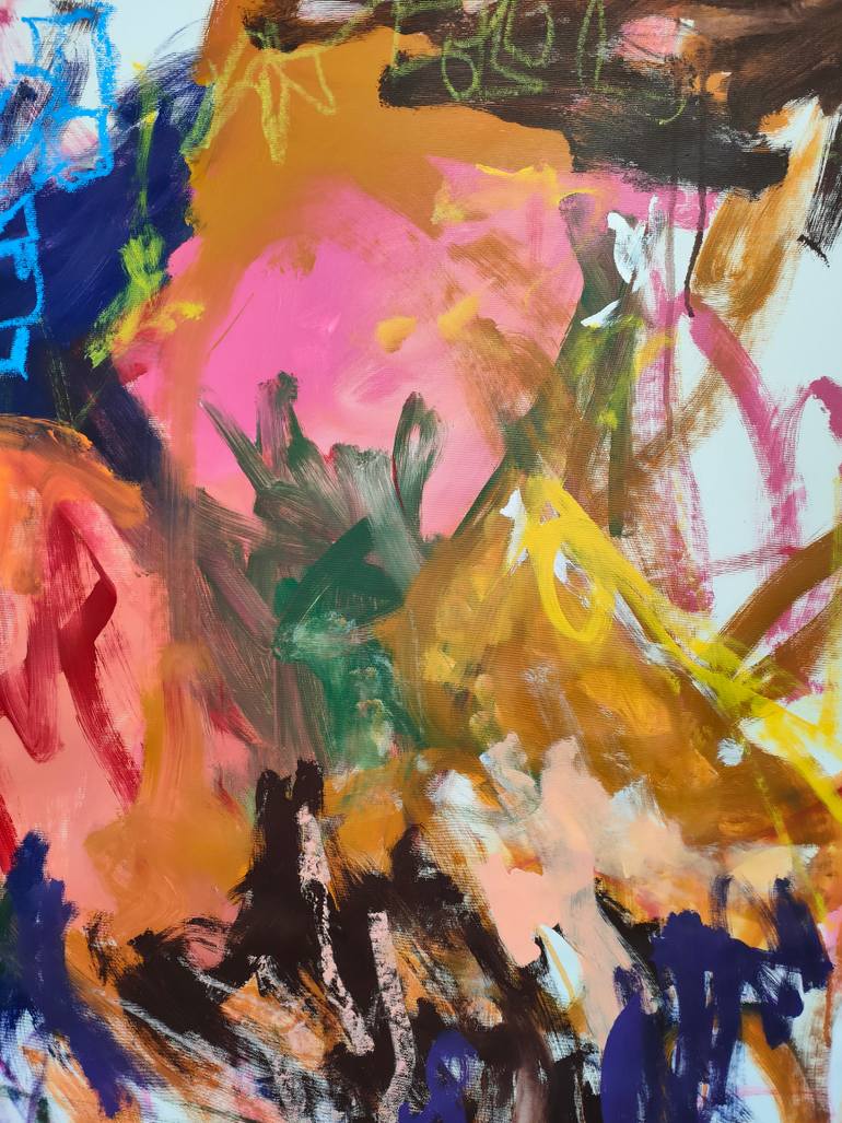 Original Abstract Expressionism Abstract Painting by Emily Starck