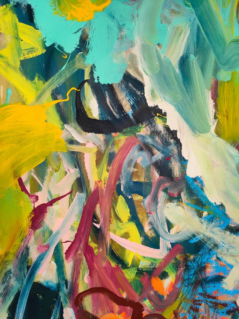 Original Abstract Expressionism Abstract Painting by Emily Starck