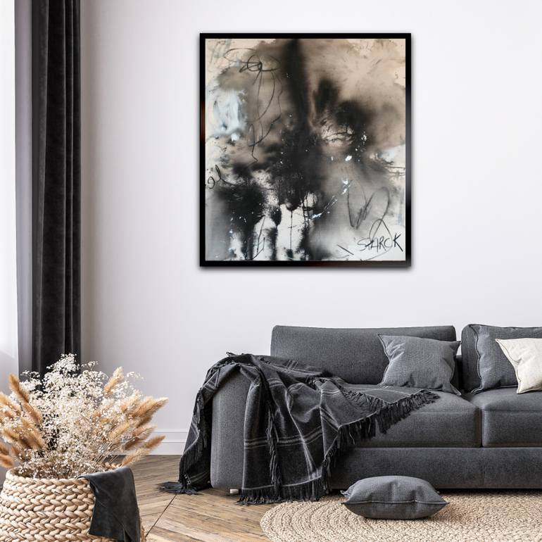 Original Abstract Expressionism Abstract Painting by Emily Starck