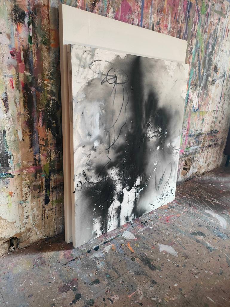 Original Abstract Expressionism Abstract Painting by Emily Starck